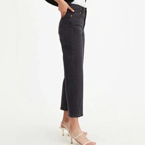 Women’s Levi’s Ribcage Straight Denim Black Jeans